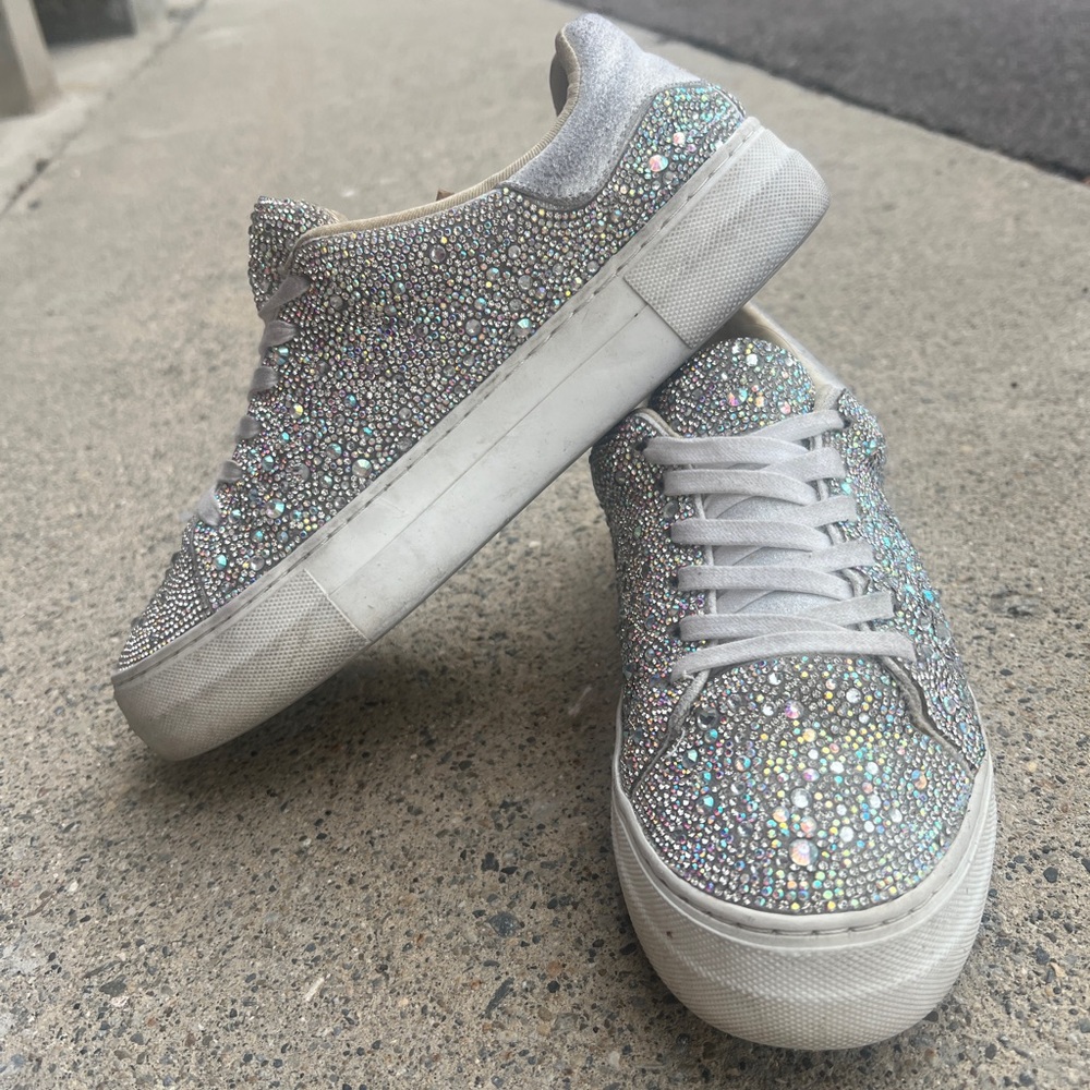 Betsey Johnson Sidny Rhinestone Sneakers